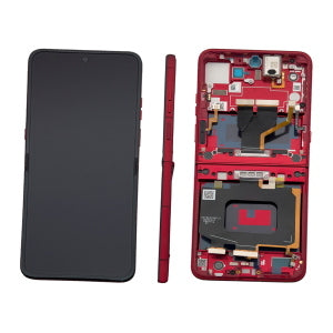 DISPLAY LCD PER MOTOROLA XT2551 MOTO RAZR 60 ULTRA ROSSO / PANTONE RIO RED CON FRAME 5D68C30153