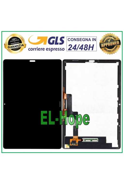DISPLAY LCD PER HUAWEI MEDIAPAD M6 10.8&amp;quot; TOUCH SCREEN MONITOR SCHERMO VETRO NERO