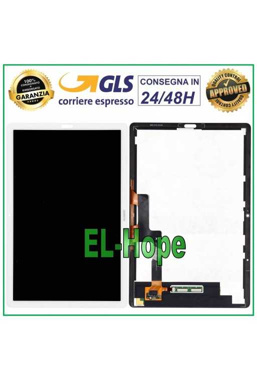 DISPLAY LCD PER HUAWEI MEDIAPAD M6 10.8&amp;quot; TOUCH SCREEN MONITOR SCHERMO BIANCO