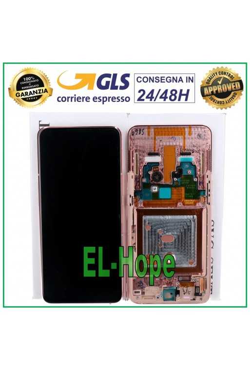 DISPLAY ORIGINALE SAMSUNG A80 SM-A805 SM-A805F TOUCH SCREEN ORO GOLD GH82-20348C