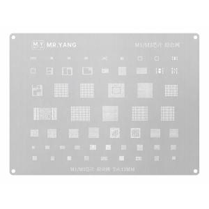 STENCIL PER REBALLING SMALL IC CHIP M.Y PER MAC CON CHIP M1 / M2