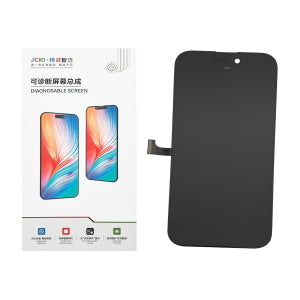 DISPLAY LCD PER IPHONE 15 PRO (SOFT OLED JCID COF) Autodiagnosticabile - OEM