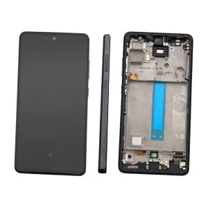 DISPLAY LCD PER SAMSUNG A528B A52S NERO CON FRAME GH82-26909A (ASSEMBLED) - SERVICE PACK