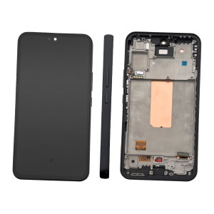 DISPLAY LCD PER SAMSUNG A546B A54 5G NERO CON FRAME GH82-31231A GH82-31232A GH82-31233A (ASSEMBLED) - SERVICE PACK