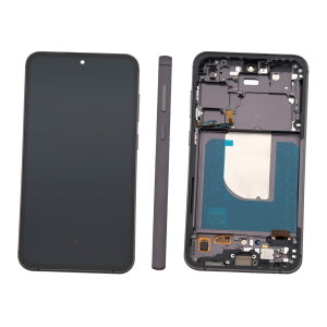 DISPLAY LCD PER SAMSUNG S711B S23 FE 5G NERO / GRAPHITE CON FRAME GH82-32854A GH82-32855A (ASSEMBLED) - SERVICE PACK