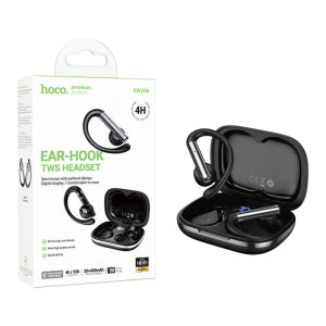 CUFFIE AURICOLARI BLUETOOTH HOCO EW206 HANDSFREE NERO - BLISTER RETAIL