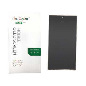 DISPLAY LCD PER SAMSUNG S928B S24 ULTRA 5G GRIGIO / TITANIUM GRAY CON FRAME (SOFT OLED iTruColor) (O/S)