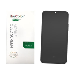 DISPLAY LCD PER SAMSUNG A346B A34 5G NERO / GRAPHITE CON FRAME (HARD OLED iTruColor) (O/S)