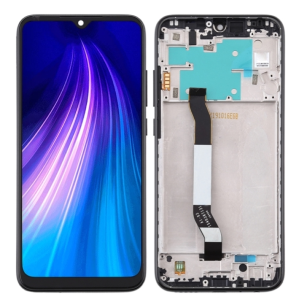 DISPLAY - LCD XIAOMI REDMI NOTE 8 NERO CON FRAME M1908C3JG M1908C3JE M1908C3JH