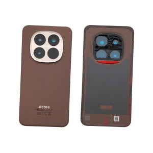 BACK COVER PER XIAOMI REDMI NOTE 15 PRO+ PLUS 5G 2510ERA8BG MARRONE / MOCHA BROWN 5600310P16U00 - SERVICE PACK