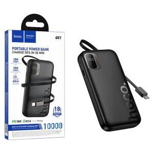 POWER BANK HOCO 10000mAh 20W Q51 QC+PD NERO
