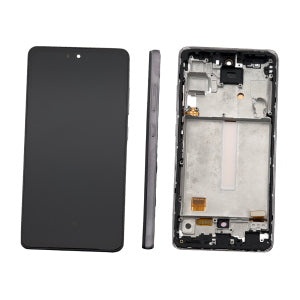 DISPLAY LCD PER SAMSUNG A525F A526B A52 NERO CON FRAME (HARD OLED iTruColor) (O/S)