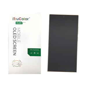 DISPLAY LCD PER SAMSUNG S928B S24 ULTRA 5G GIALLO / TITANIUM YELLOW CON FRAME (SOFT OLED iTruColor) (O/S)