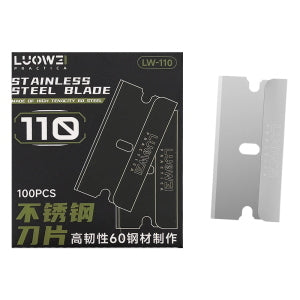 KIT LAMA IN ACCIAIO AL TITANIO AD ALTA RESISTENZA LUOWEI LW-110 (100 PZ)