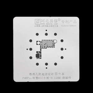 STENCIL PER REBALLING LAYER MICROFONO HUAWEI P40 PRO 0.12 MM AMAOE