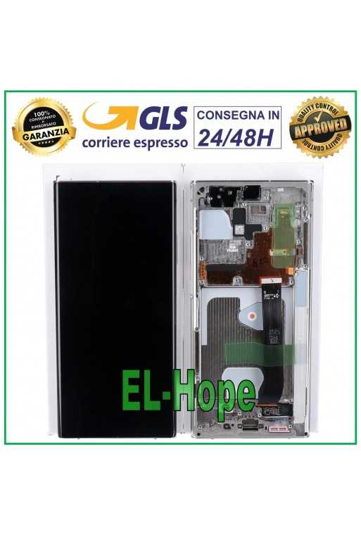 DISPLAY ORIGINALE SAMSUNG NOTE 20 ULTRA SM-N985 N986 F TOUCH BIANCO GH82-23622C