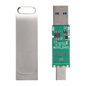 KIT JCID CONVERSIONE UFS BGA 254 MEMORIE NAND SM3350 IN PENDRIVE USB 3.0
