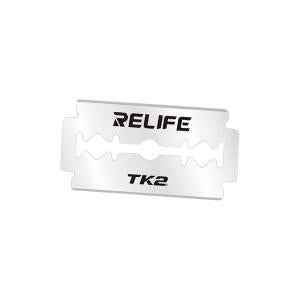 KIT LAMA IN ACCIAIO INOSSIDABILE CON LAMA A DOPPIA FACCIA RELIFE TK2 (200 PZ)