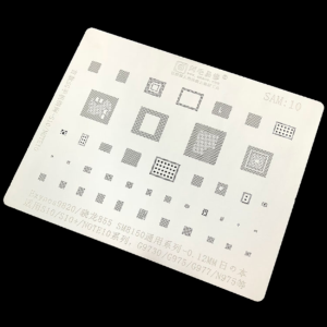 STENCIL PER REBALLING FULL IC SAMSUNG S10 - S10 PLUS - NOTE 10 / CPU SMB8150 EXYNOS 9820 SAM10 AMAOE