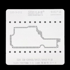 STENCIL PER REBALLING LAYER SAMSUNG S20 PLUS 5G AMAOE
