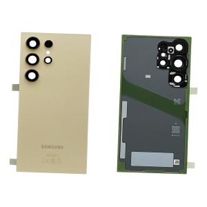 BACK COVER PER SAMSUNG S928B S24 ULTRA GIALLO / TITANIUM YELLOW GH82-33349C GH98-48969C