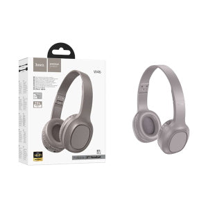 CUFFIE HEADPHONE HOCO W46 WIRELESS MARRONE - BLISTER
