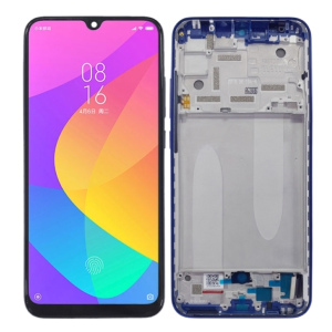 DISPLAY - LCD XIAOMI MI A3 BLU CON FRAME OLED M1906F9SH