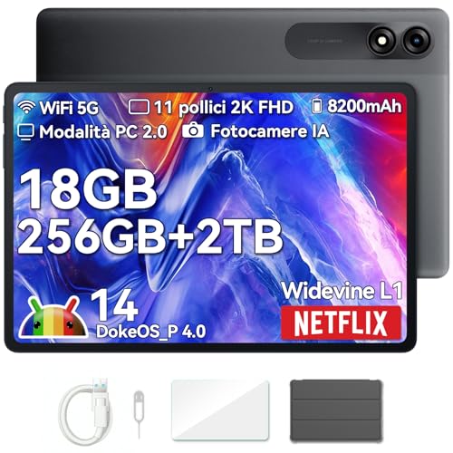 Blackview Tablet 11 Pollici Android Tablet 2k FHD+
