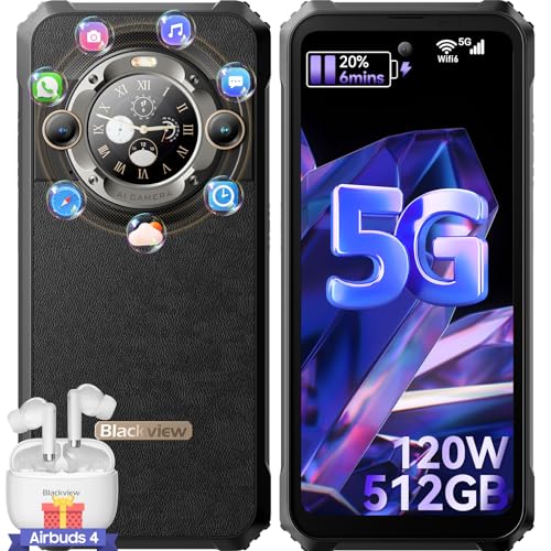 Blackview BL9000 Telefono Cellulare Infrangibile 5G Doppio Schermo 24G