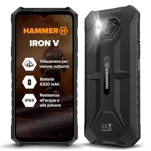 Smartphone Hammer Iron V senza contratto robusto