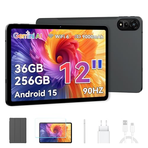 Blackview Tablet 12 Pollici Android 15 Tablet 90Hz