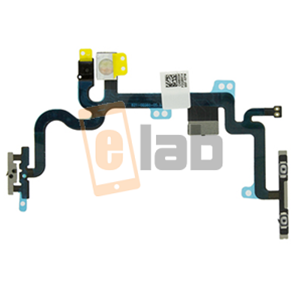 TASTO ON OFF + TASTO VOLUME + MICROFONO + FLASH CON PLACCHE IN METALLO IPHONE 7