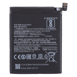 BATTERIA COMPATIBILE XIAOMI MI A2 LITE - REDMI 6 PRO BN47 3900 mAh