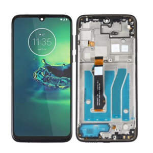 DISPLAY - LCD MOTOROLA MOTO G8 PLUS NERO CON FRAME XT2019 - XT2019-2