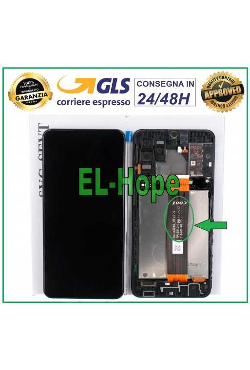 DISPLAY ORIGINALE FRAME SAMSUNG A32 5G SM-A326 SM-A326B TOUCH SCREEN GH82-25121A