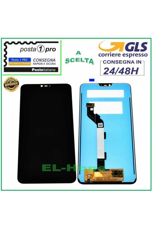 DISPLAY LCD PER XIAOMI MI8 LITE MI 8 LITE TOUCH SCREEN SCHERMO VETRO NERO