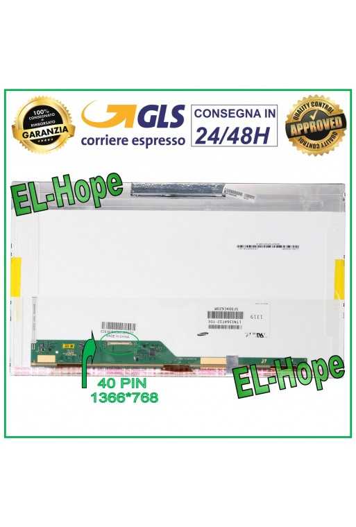 DISPLAY LTN156AT32-T01 LCD NOTEBOOK 15.6&amp;quot; 40 PIN SLIM 1366*768 SCHERMO HD LED