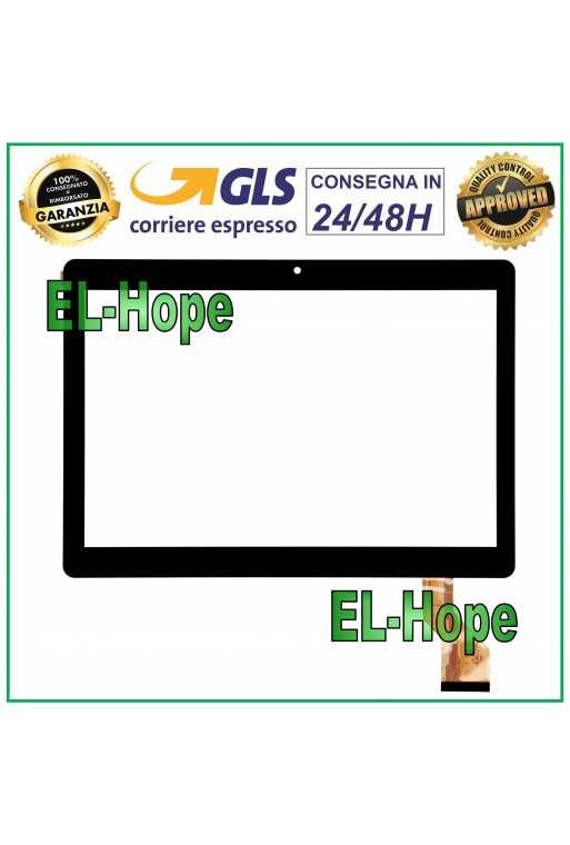 TOUCH SCREEN VETRO TABLET MEDIATEK MEBERRY M6 MJK-1102 DIGITIZER ORIGINALE NERO