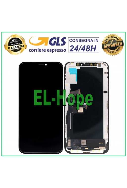DISPLAY LCD SOFT OLED PER APPLE IPHONE XS A1920 A2097 A2098 TOUCH SCHERMO