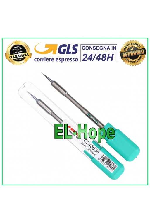 CARTUCCIA S1 C245036 JBC CARTRIDGE CONICAL 0.5mm PUNTA STILO SALDATORE ORIGINALE
