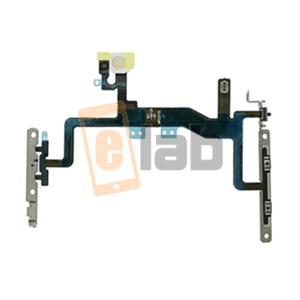 TASTO ON OFF + TASTI VOLUME + MICROFONO + FLASH CON PLACCHE IN METALLO IPHONE 6S