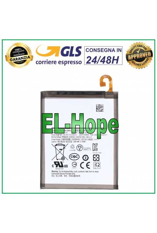 BATTERIA EB-BA750ABU PER SAMSUNG GALAXY A7 SM-A750F 3300 mAh PARI ORIGINALE