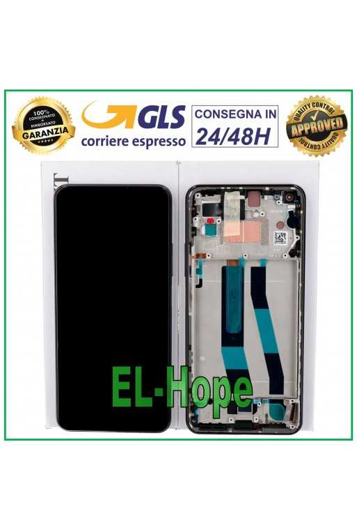 DISPLAY ORIGINALE + FRAME XIAOMI MI 11 LITE 5G 2109119DG TOUCH SCREEN NERO