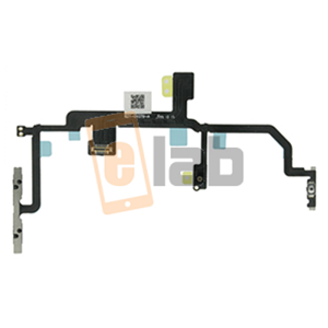 TASTO ON OFF + TASTI VOLUME + MICROFONO + FLASH CON PLACCHE IN METALLO RICONDIZIONATO IPHONE 8 PLUS