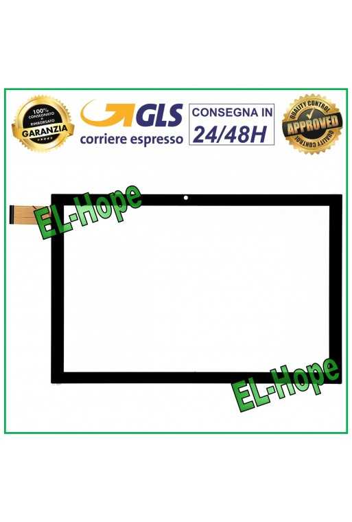 TOUCH SCREEN VETRO TABLET MAJESTIC TAB 812 / TAB 811 DIGITIZER 10.1&amp;quot; NERO