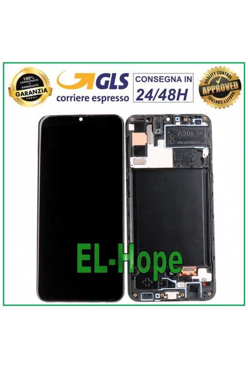 DISPLAY LCD TFT PER SAMSUNG GALAXY A30S SM A307F TOUCH SCREEN SCHERMO VETRO