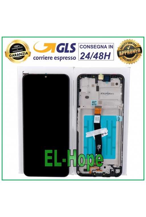 DISPLAY FRAME ORIGINALE SAMSUNG A22 2021 SM-A226 TOUCH SCREEN NERO GH82-20694A