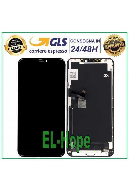 DISPLAY LCD OLED PER APPLE IPHONE 11 PRO MAX TOUCH SCREEN VETRO GX ORIGINALE