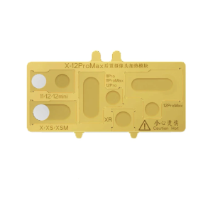 BASETTA PER LAVORAZIONE FOTOCAMERA POSTERIORE IPHONE X - 12 PRO MAX PER IHEATER PRO AIXUN VERSIONE AGGIORNATA