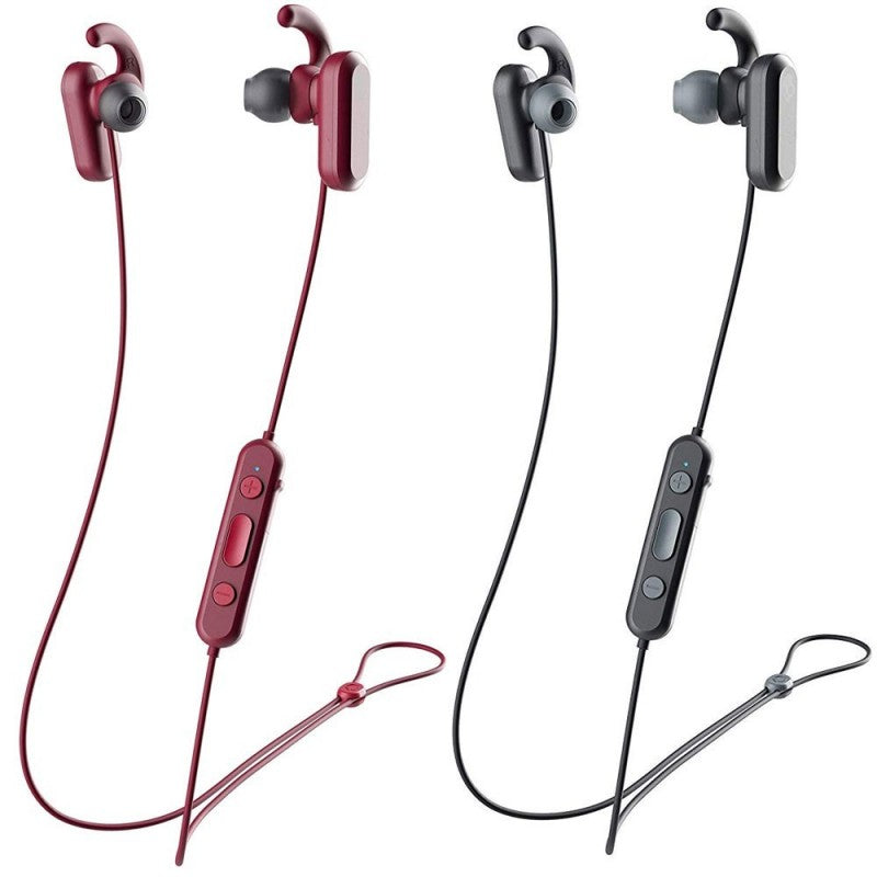 Skullcandy Auricolari IN-EAR Bluetooth S2NQW Cuffie Magnetiche Wireless | Nero e Rosso
